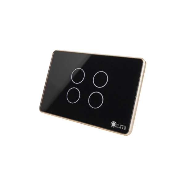 Công tắc cảm ứng kính phẳng viền nhôm